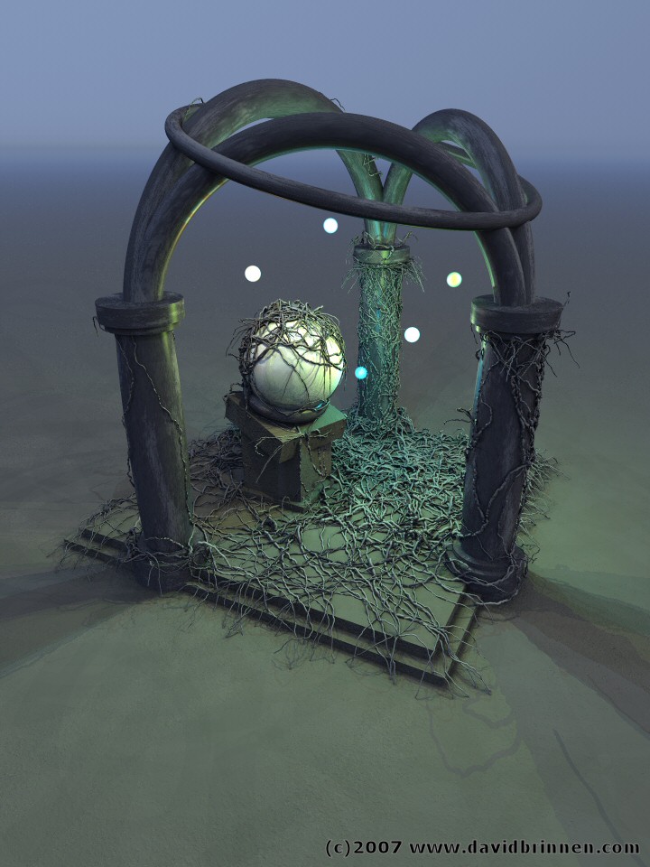 Lights in the twisted shrine
