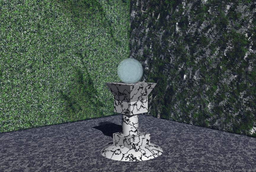 Pedestal and Mystic Orb