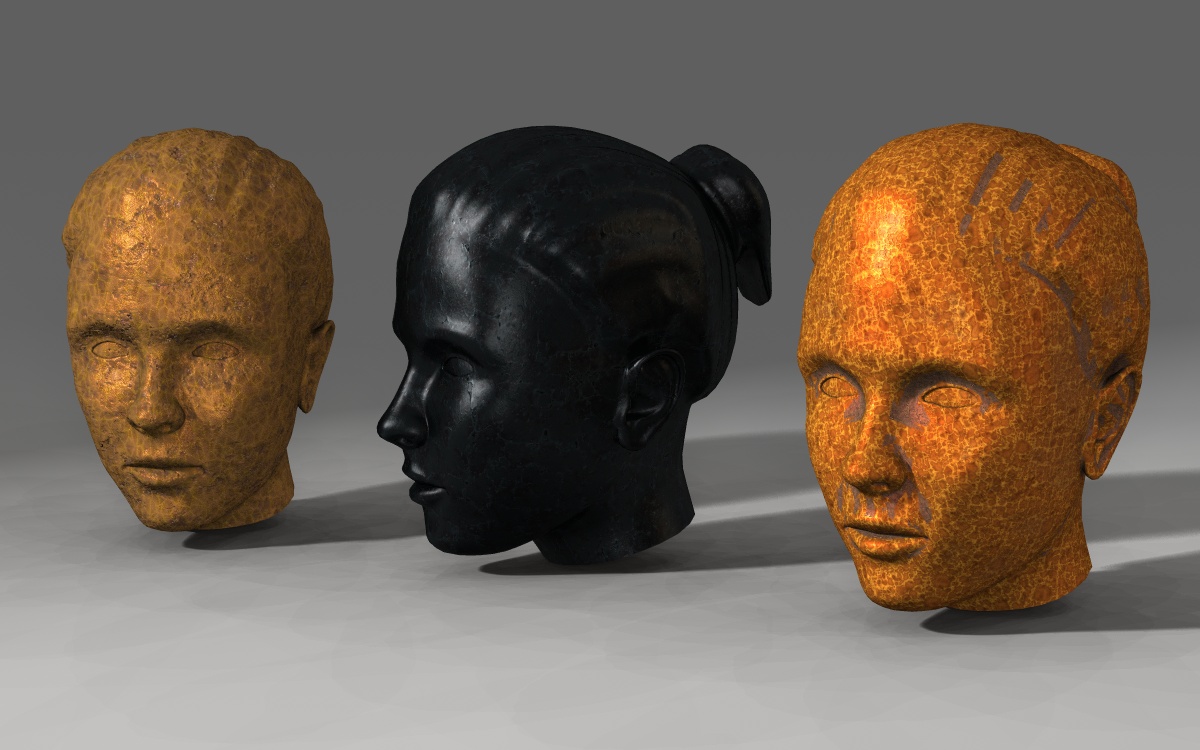 Female head 2 hair
