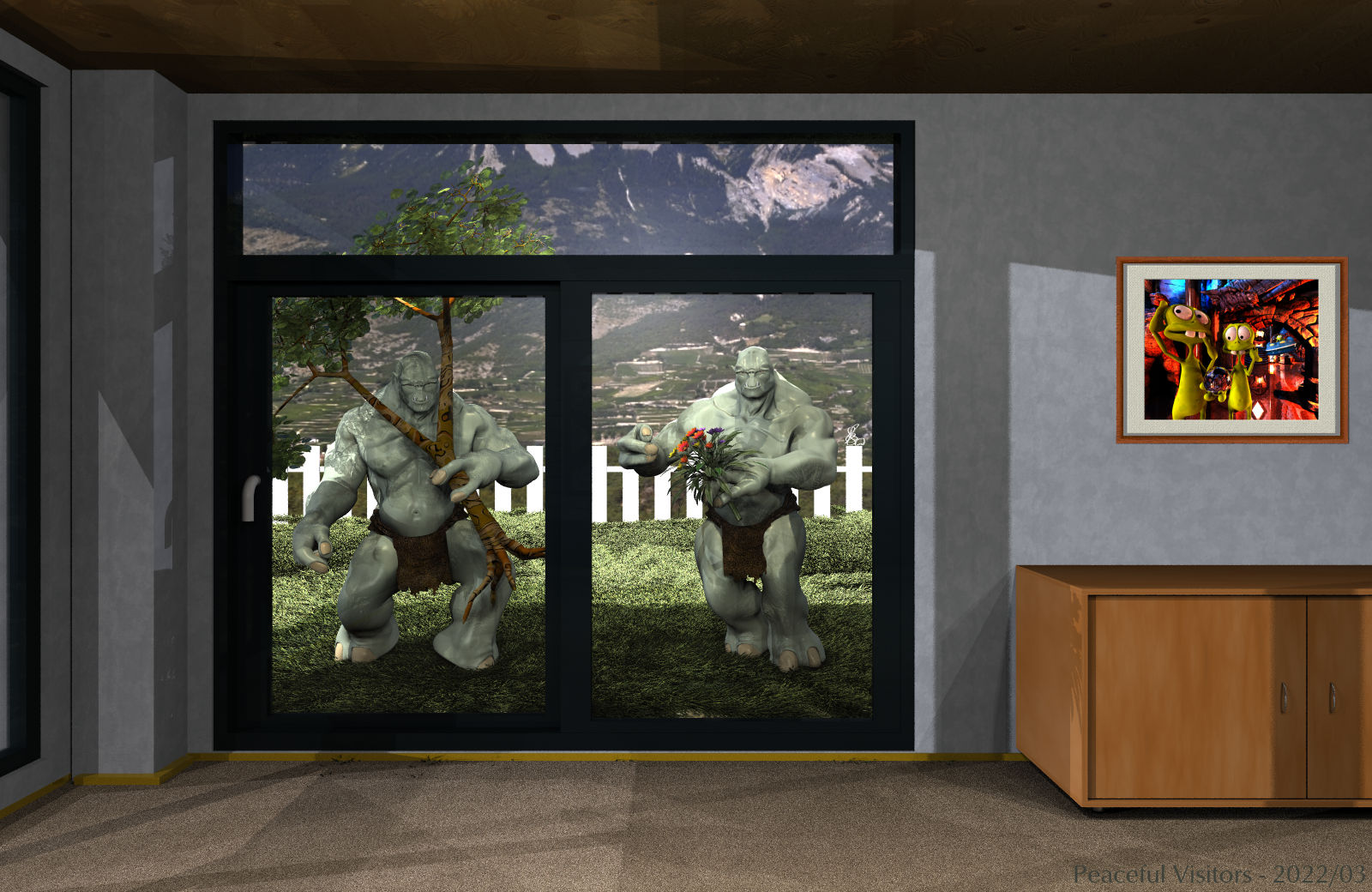 Peaceful Visitors