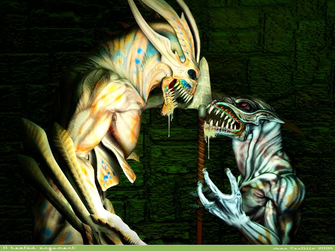 A heated argument