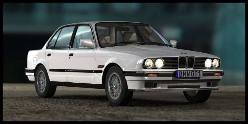 BMW 3 Series E30 Sedan.