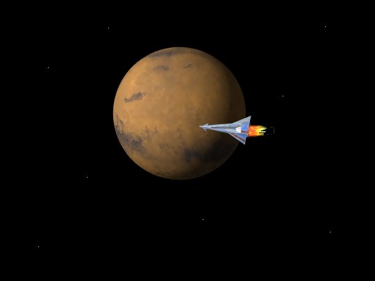 To mars
