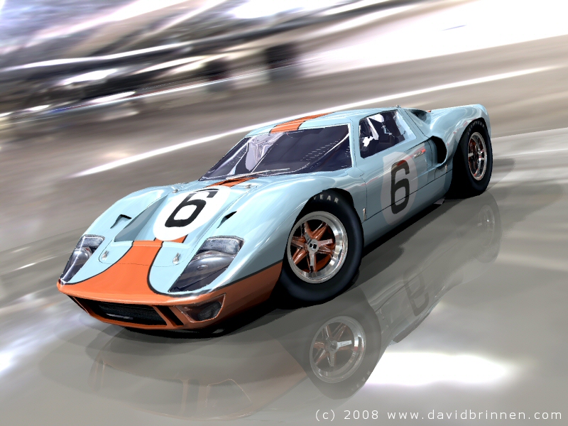 GT40 in the treppenhalle