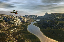Flight along Vale
