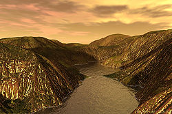 Hills with Lake