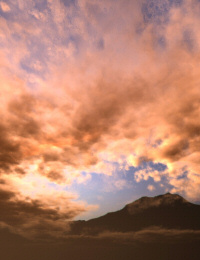 Sunset over Simplon (Bryce 7 pro)