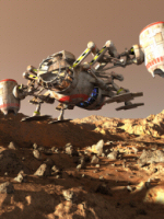 Bug landing on a planet a bit like Mars