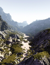 Jagged landscape
