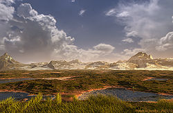 Ponds in Tundra