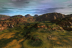 Red and Green Land