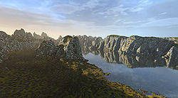 Sunlit Crags