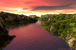 Vale with River