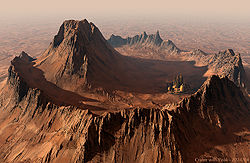 Crater with Peak