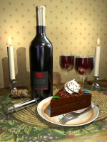 Wine and cake