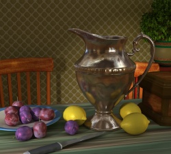 Still life with a pitcher