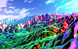 Drawn Hills Colour
