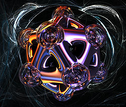 Icosahedron with Spheres