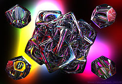 Woveb Cube and Beads