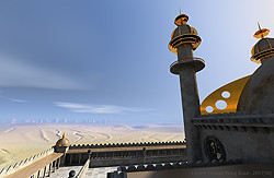 Desert Temple Wing Roof