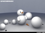 Snow man!