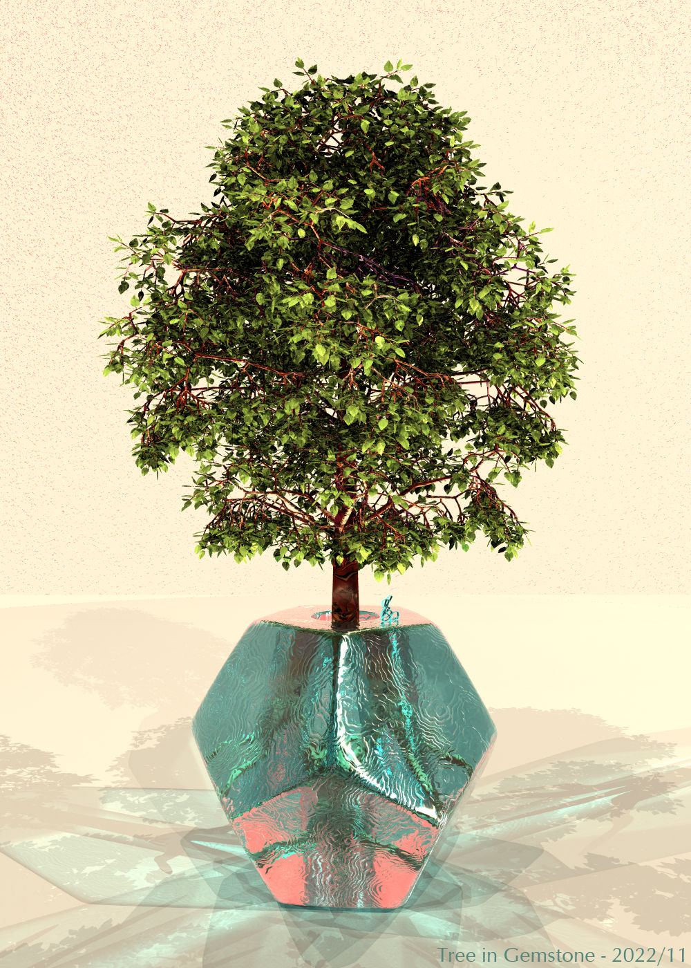 Tree in Gemstone