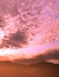 Sunrise over Simplon (Bryce 7 pro)