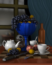 Vase with fruit v2
