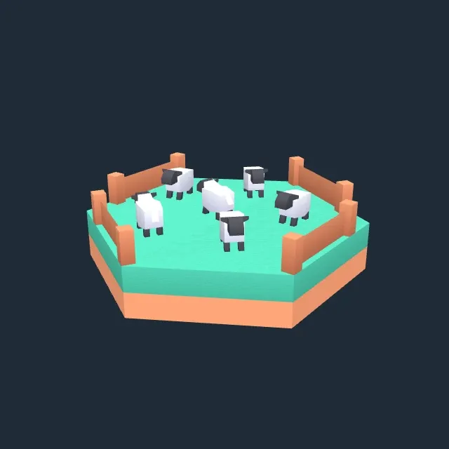 Sheepy Hex Tile
